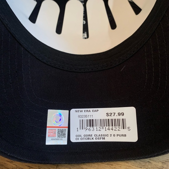 Purdue New Era Black Adjustable Cap - Picture 5 of 7